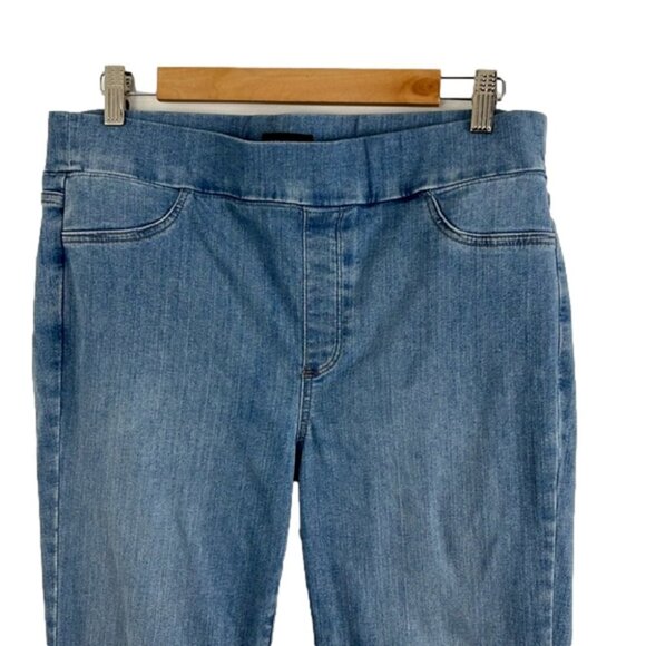 NYDJ Clean Everly Pull-On Elastic Waist Denim Jeans - Picture 1 of 9